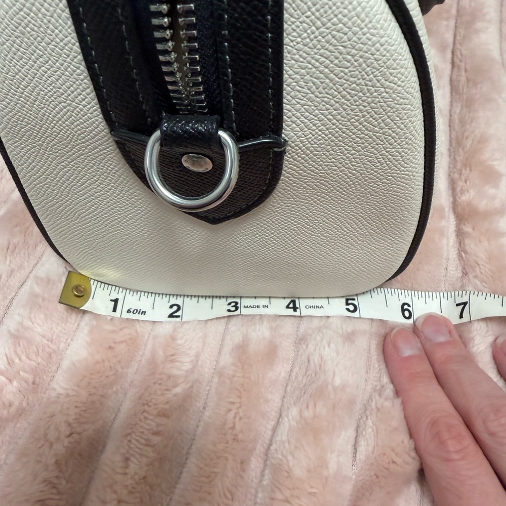 Black and White Coach Rowan Satchel - Picture 8 of 8